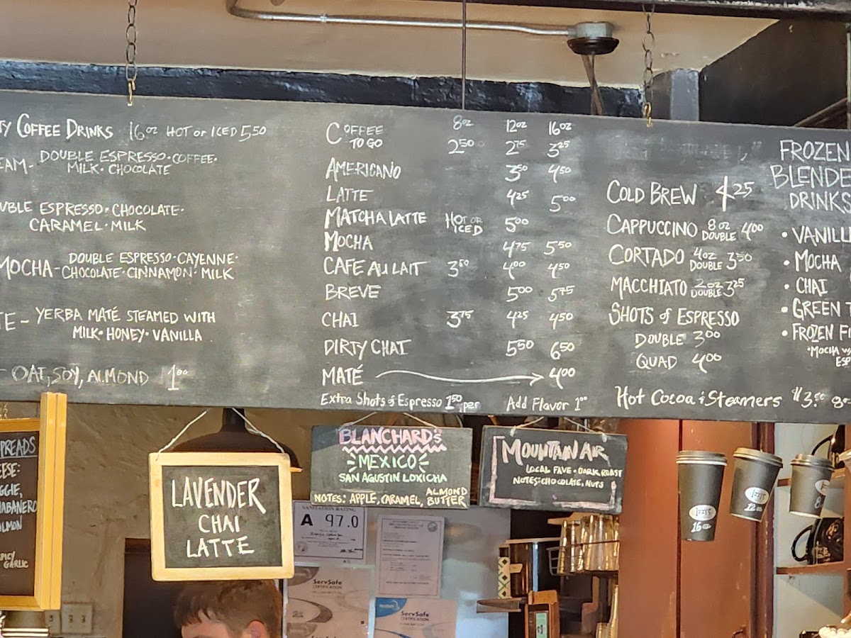 Izzy's Coffee Den Menu - Image 2